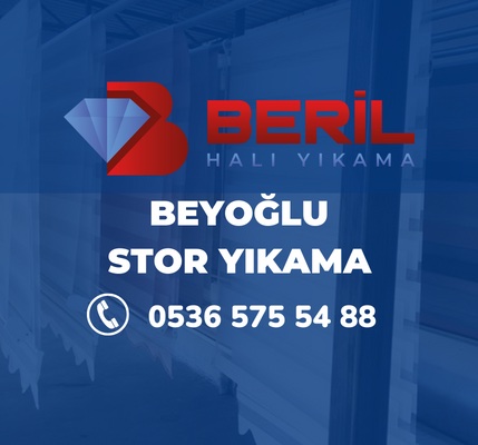 Beyoğlu Stor Perde Yıkama